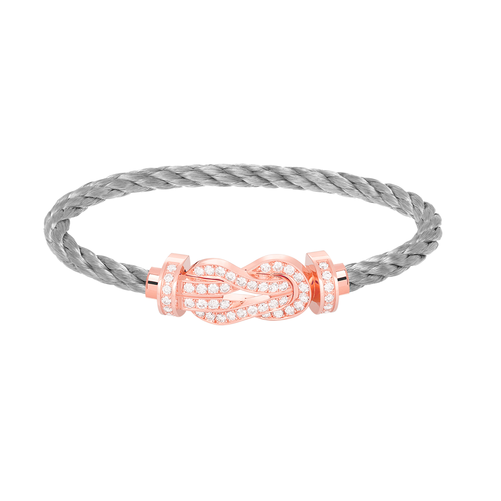¡®Jewelicorn¡¯CHANCE LARGE 8 FIGURE BUCKLE FULL DIAMOND BRACELET ROSE GOLD