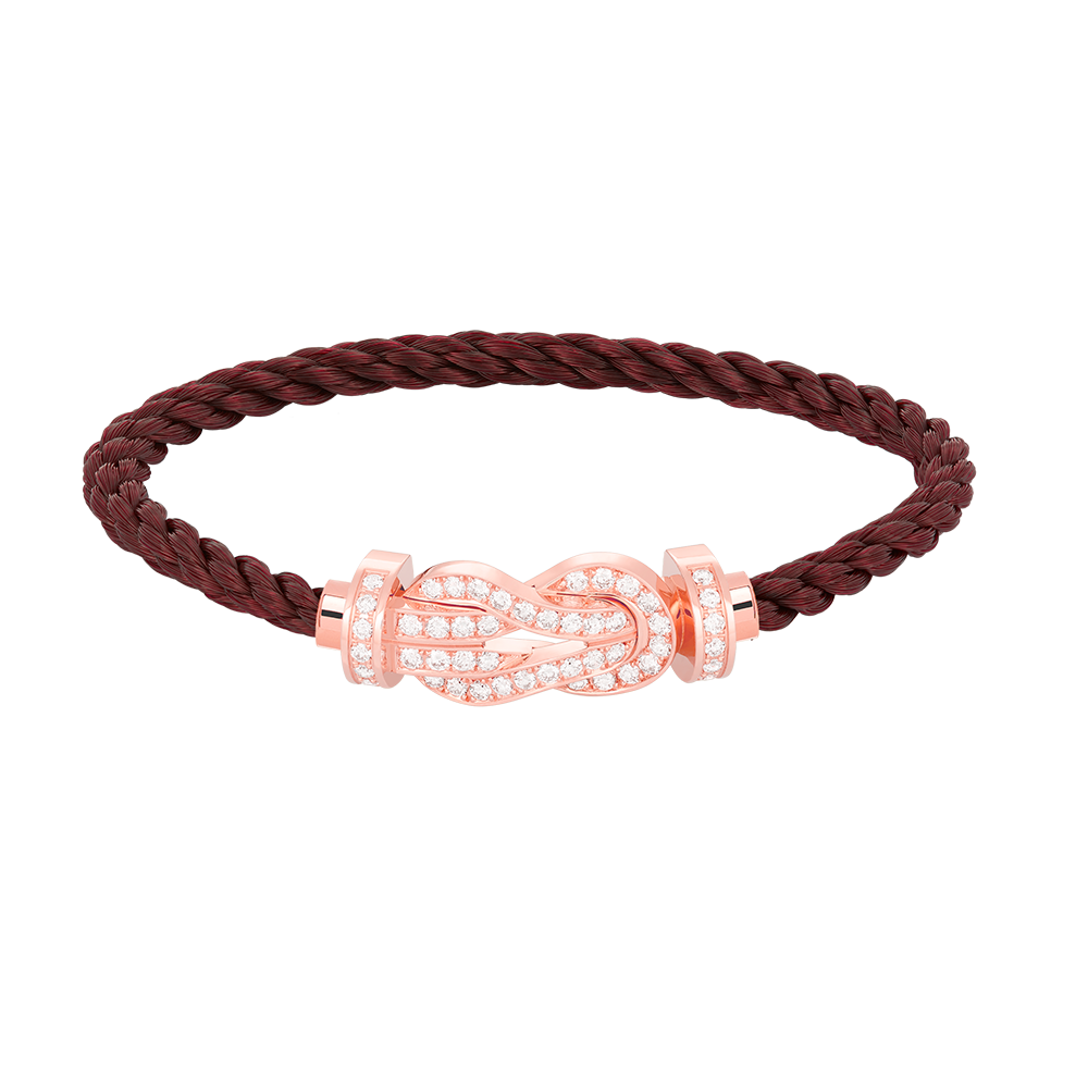 ¡®Jewelicorn¡¯CHANCE LARGE 8 FIGURE BUCKLE FULL DIAMOND BRACELET ROSE GOLD