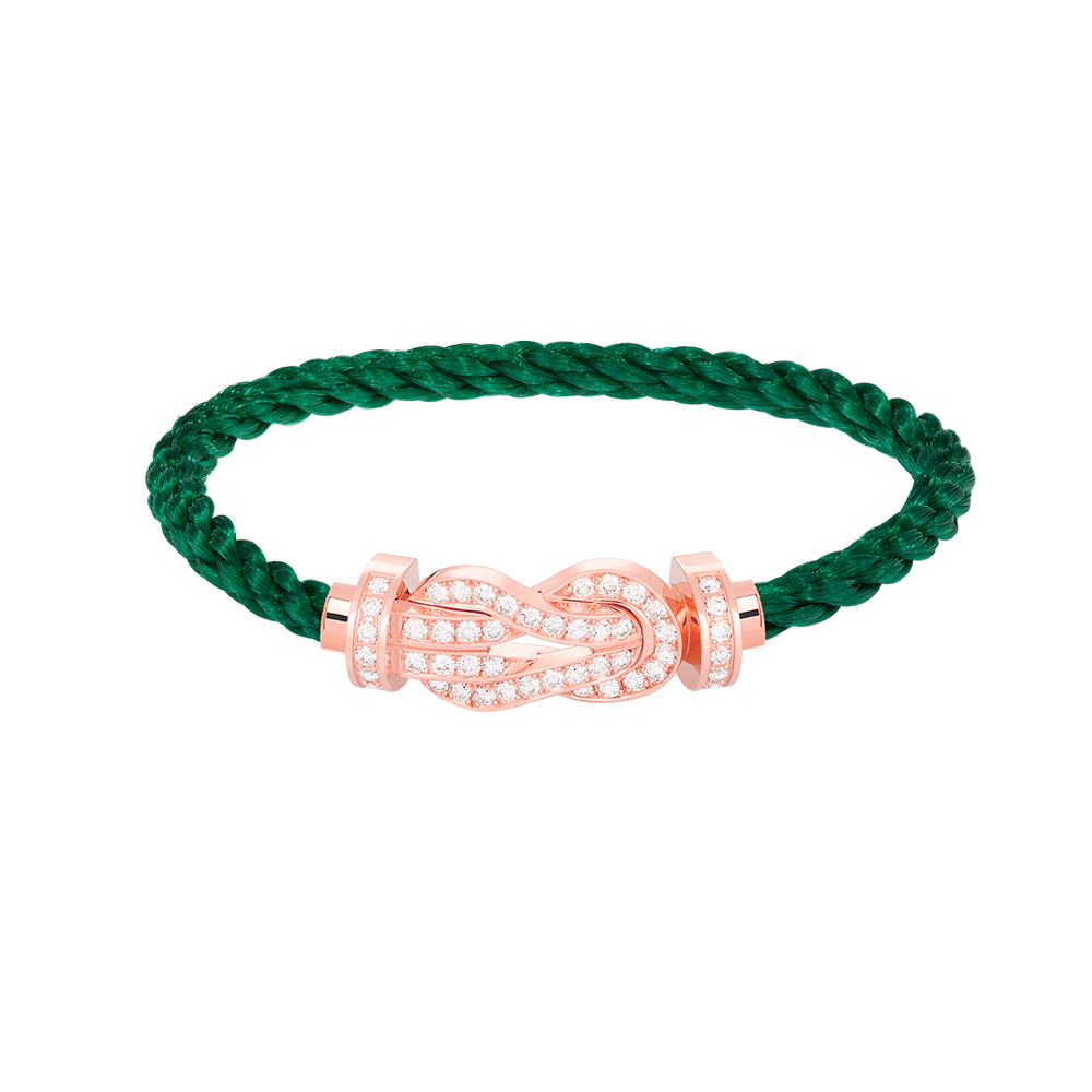 ¡®Jewelicorn¡¯CHANCE LARGE 8 FIGURE BUCKLE FULL DIAMOND BRACELET ROSE GOLD