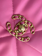 19 Klapptasche 26 Rosa Lammleder 