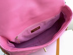 19 Klapptasche 26 Rosa Lammleder 
