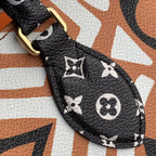 CRAFTY ONTHEGO GM 41 KARAMELL- UND SAHNE-MONOGRAMM RIESEN-LEINWAND 