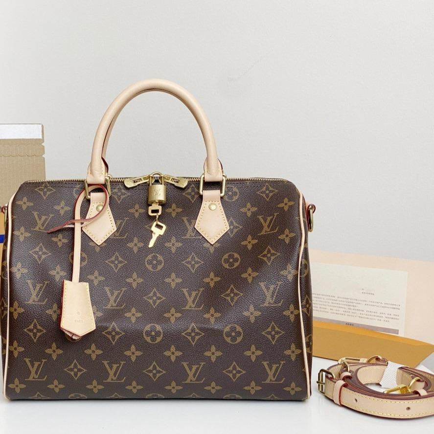 SPEEDY BANDOULIERE 30 MONOGRAM LEINWAND