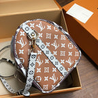 SPEEDY BANDOULIERE 30 BRAUN-WEISS RIESENMONOGRAMM-LEINWAND