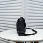 19 Klapptasche 26 cm, komplett schwarz