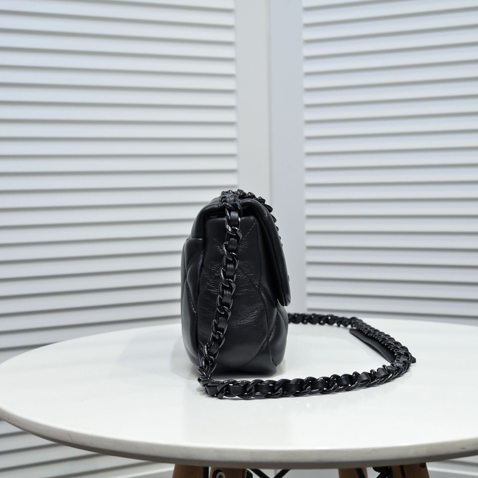 19 Klapptasche 26 cm, komplett schwarz