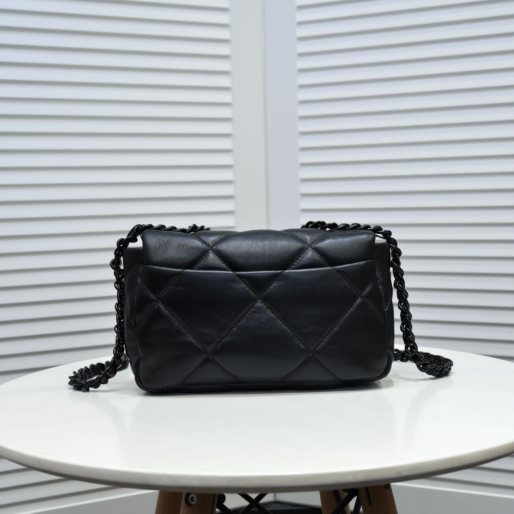 19 Klapptasche 26 cm, komplett schwarz