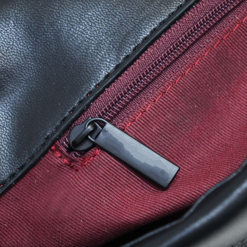 19 Klapptasche 26 cm, komplett schwarz