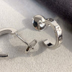 ®Jewelicorn® ラブイヤリング 2.65mm シルバー