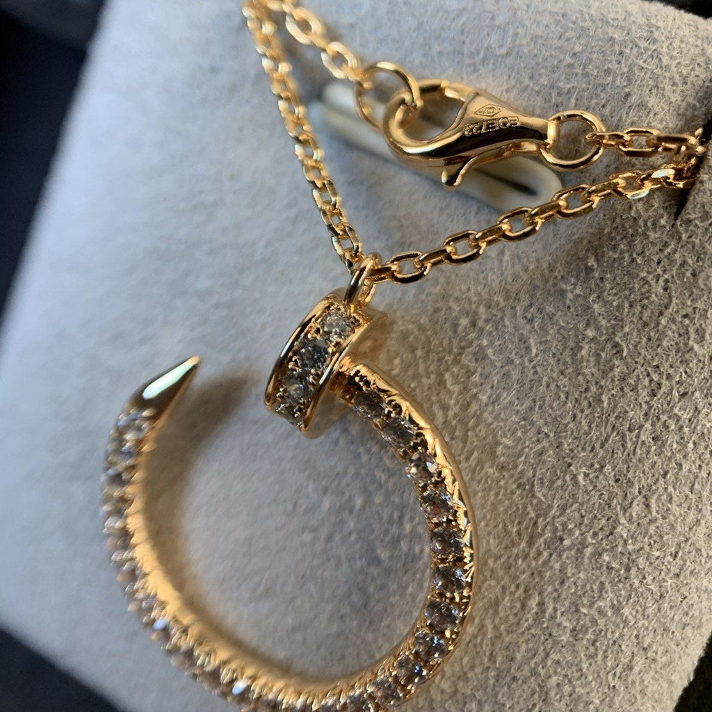 ®Jewelicorn® JUSTE ネックレス ピンクゴールド ダイヤモンド