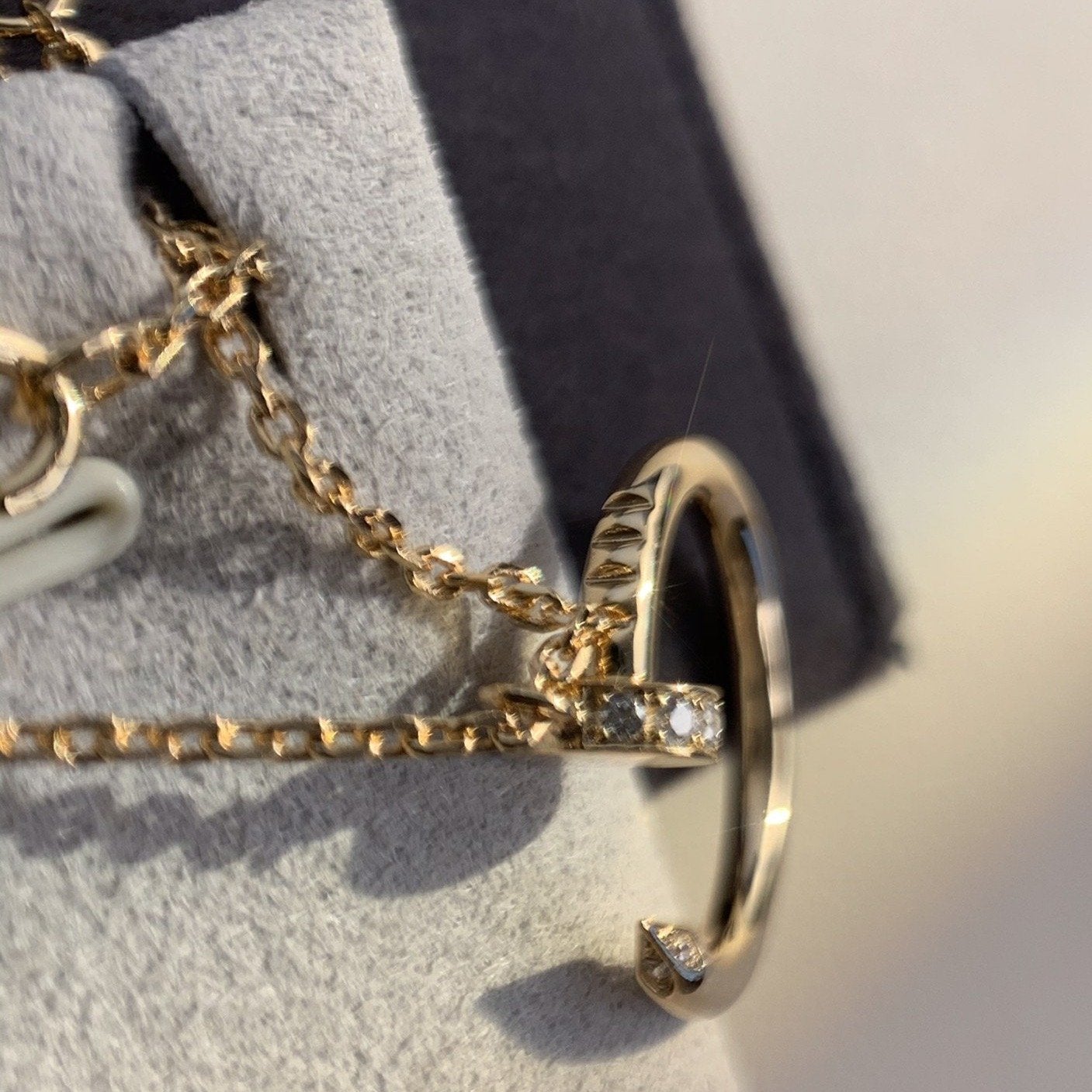 ¡®Jewelicorn¡¯JUSTE NECKLACE PINK GOLD