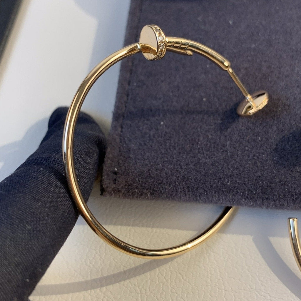 ®Jewelicorn® ジャストイヤリング ゴールド ダイヤモンド 1.8mm