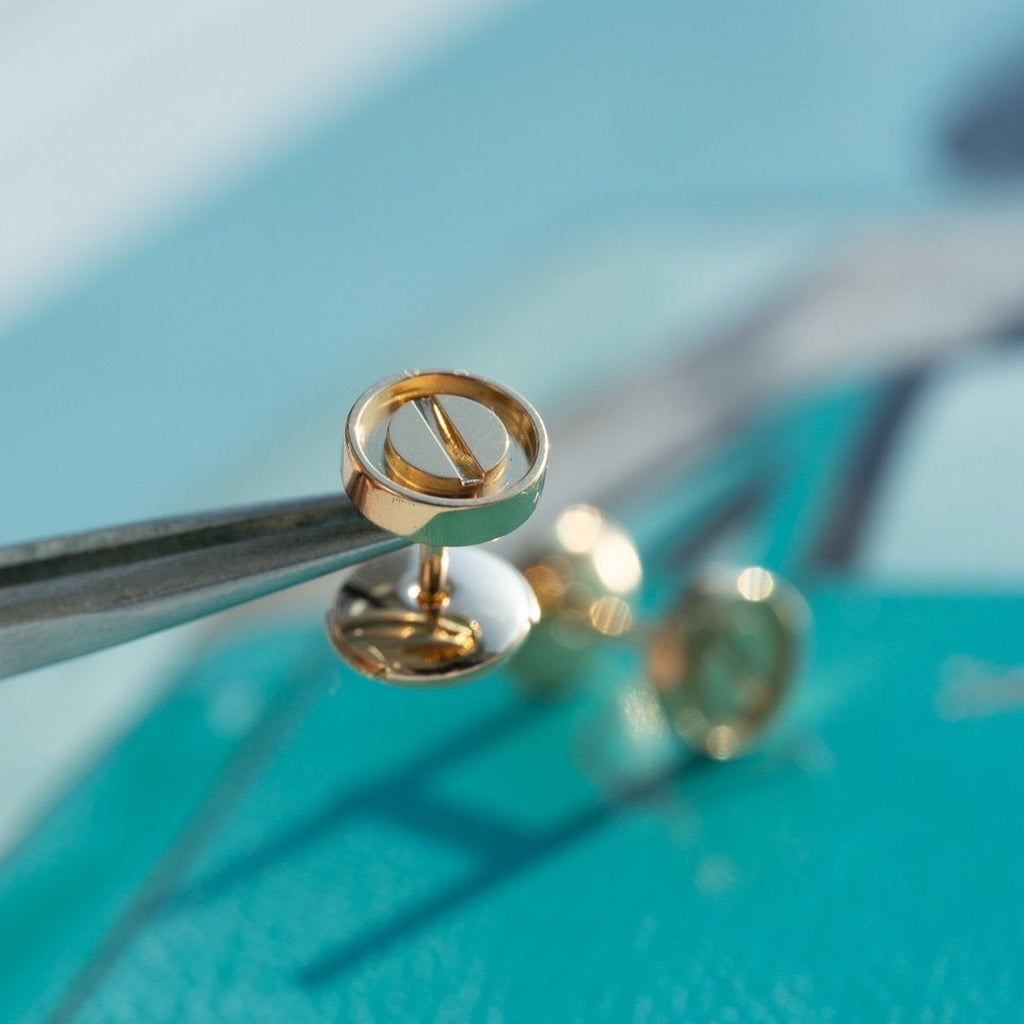 ®Jewelicorn® ラブイヤリング ピンクゴールド 10mm