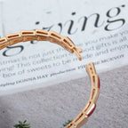 ®ジュエリコーン® セルペンティ ブレスレット ピンクゴールド ルベライト