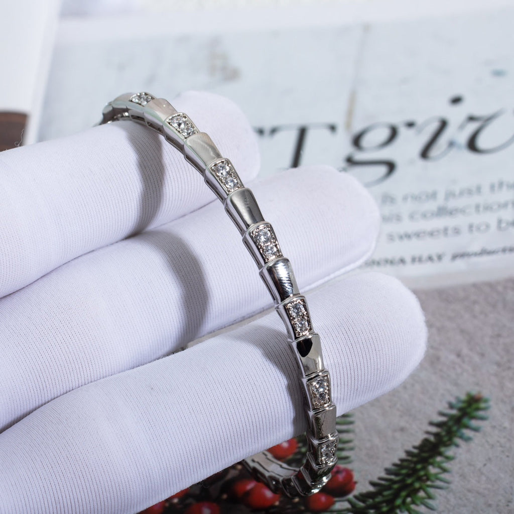 ¡®Jewelicorn¡¯SERPENTI BRACELET SILVER DIAMOND