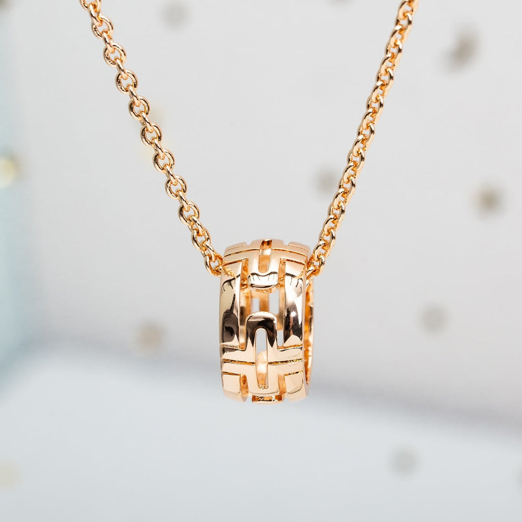 ¡®Jewelicorn¡¯PARENTESI NECKLACE PINK GOLD