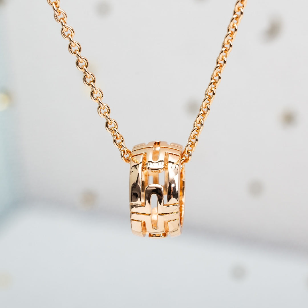 ¡®Jewelicorn¡¯PARENTESI NECKLACE PINK GOLD