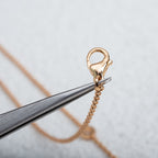 ¡®Jewelicorn¡¯PARENTESI NECKLACE PINK GOLD