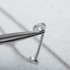 ¡®Jewelicorn¡¯PARENTESI NECKLACE SILVER DIAMOND