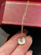 ¡®Jewelicorn¡¯AMULETTE ROSE GOLD MOP NECKLACE