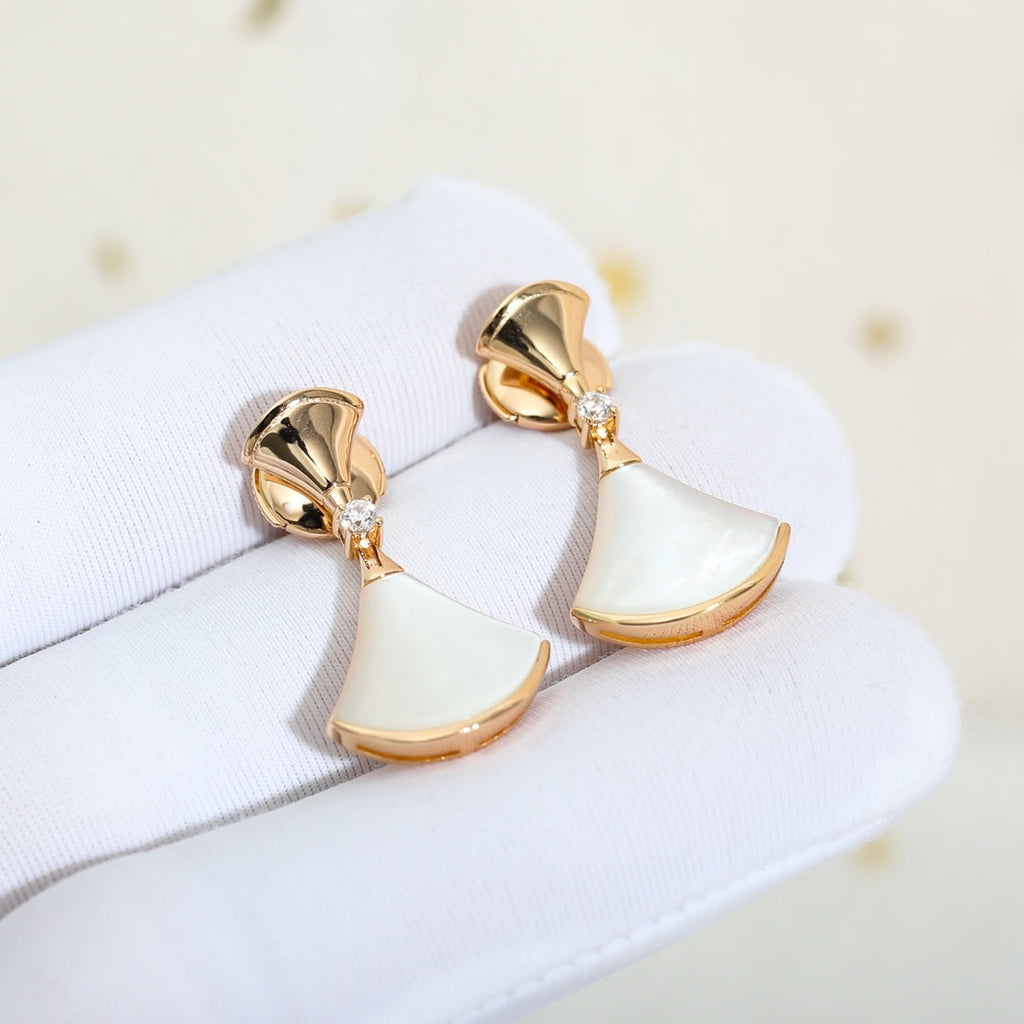 ¡®Jewelicorn¡¯DREAM MOP PINK GOLD EARRINGS