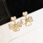 ¡®Jewelicorn¡¯CLOVER SWEET WHITE MOP EARRINGS