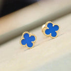 ¡®Jewelicorn¡¯CLOVER MINI 9.5MM TURQUOISE EARRINGS