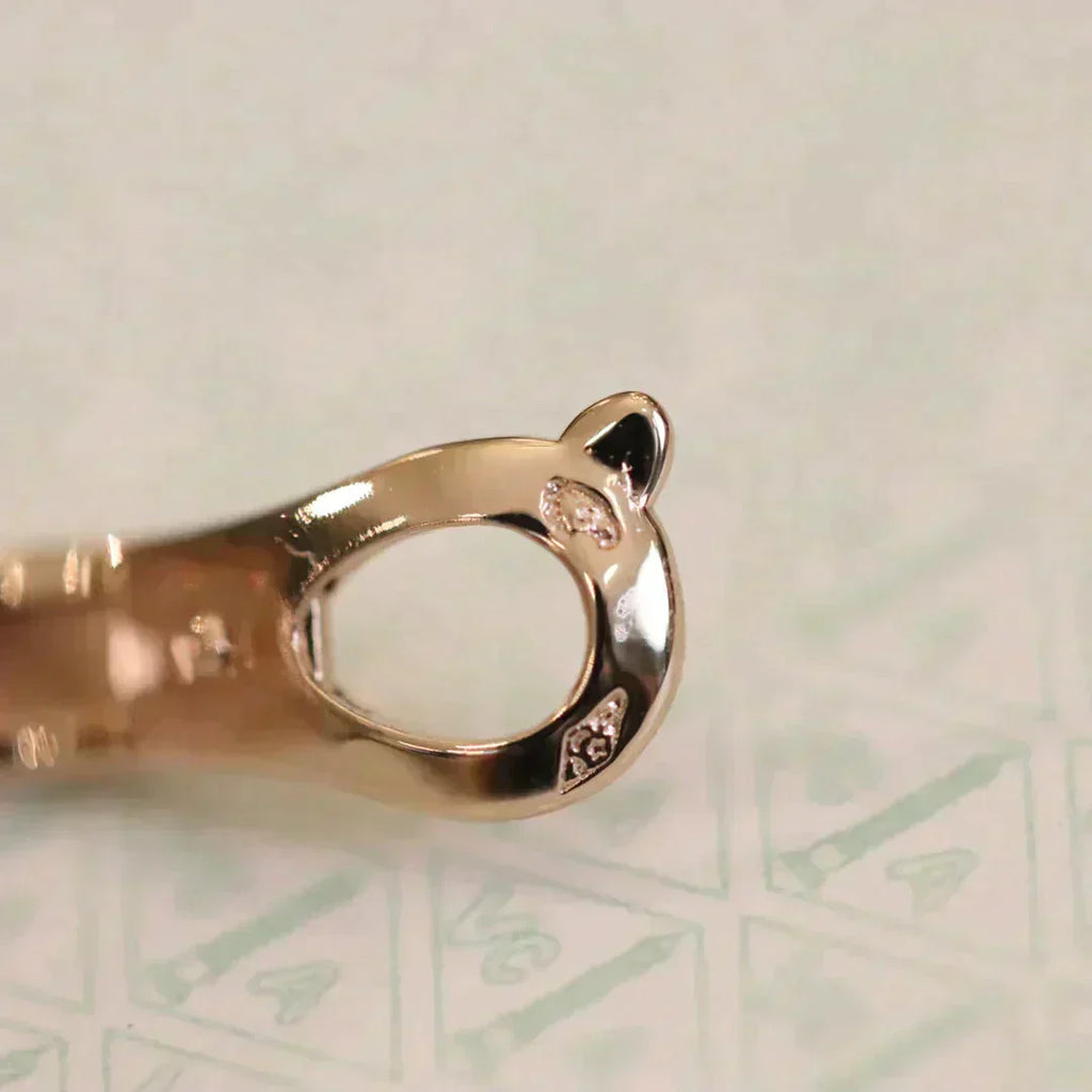 ®Jewelicorn®クローバー ミディアム 1モチーフ フルダイヤモンド イヤリング