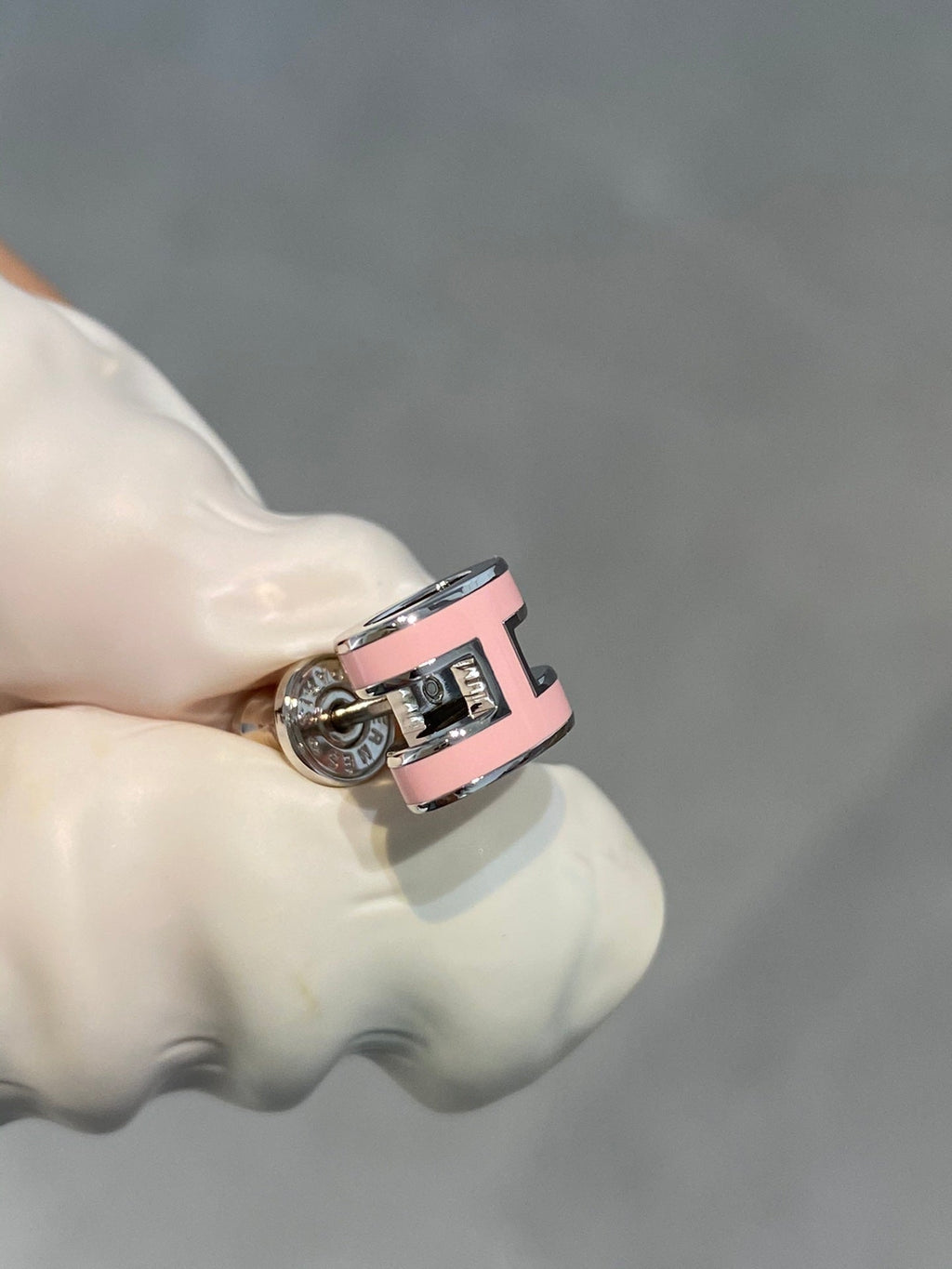 ¡®Jewelicorn¡¯ミニポップHシルバーイヤリングピンク