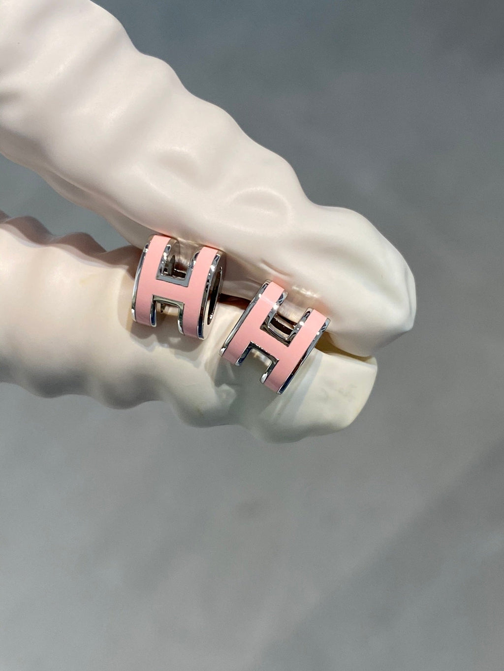 ¡®Jewelicorn¡¯ミニポップHシルバーイヤリングピンク