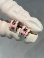 ¡®Jewelicorn¡¯ミニポップHシルバーイヤリングピンク