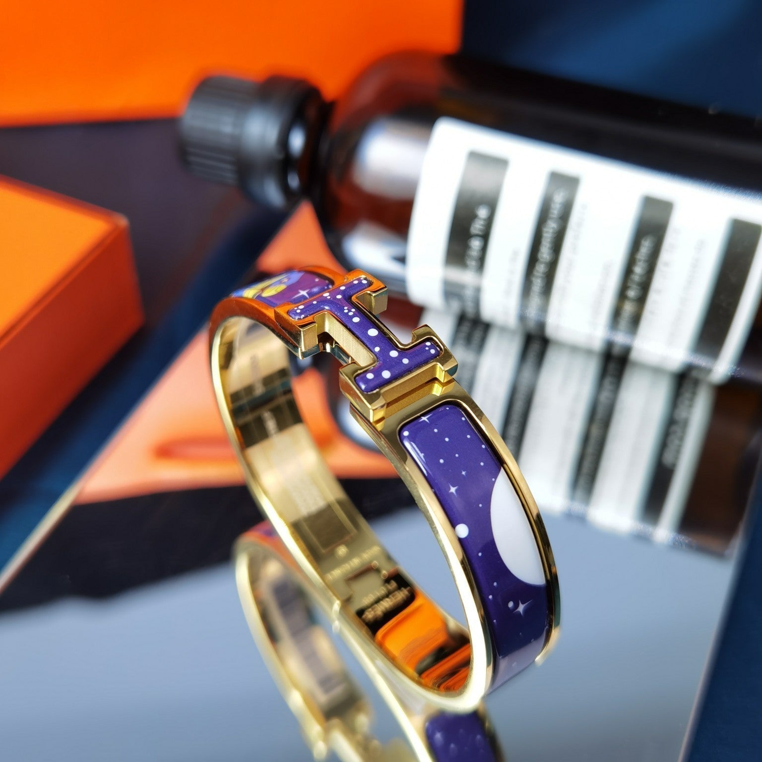 ®ジュエリコーン® H スター＆ムーン ブレスレット 12mm