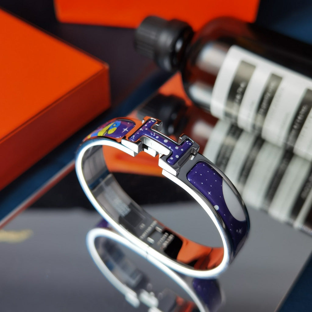 ®ジュエリコーン® H スター＆ムーン ブレスレット 12mm