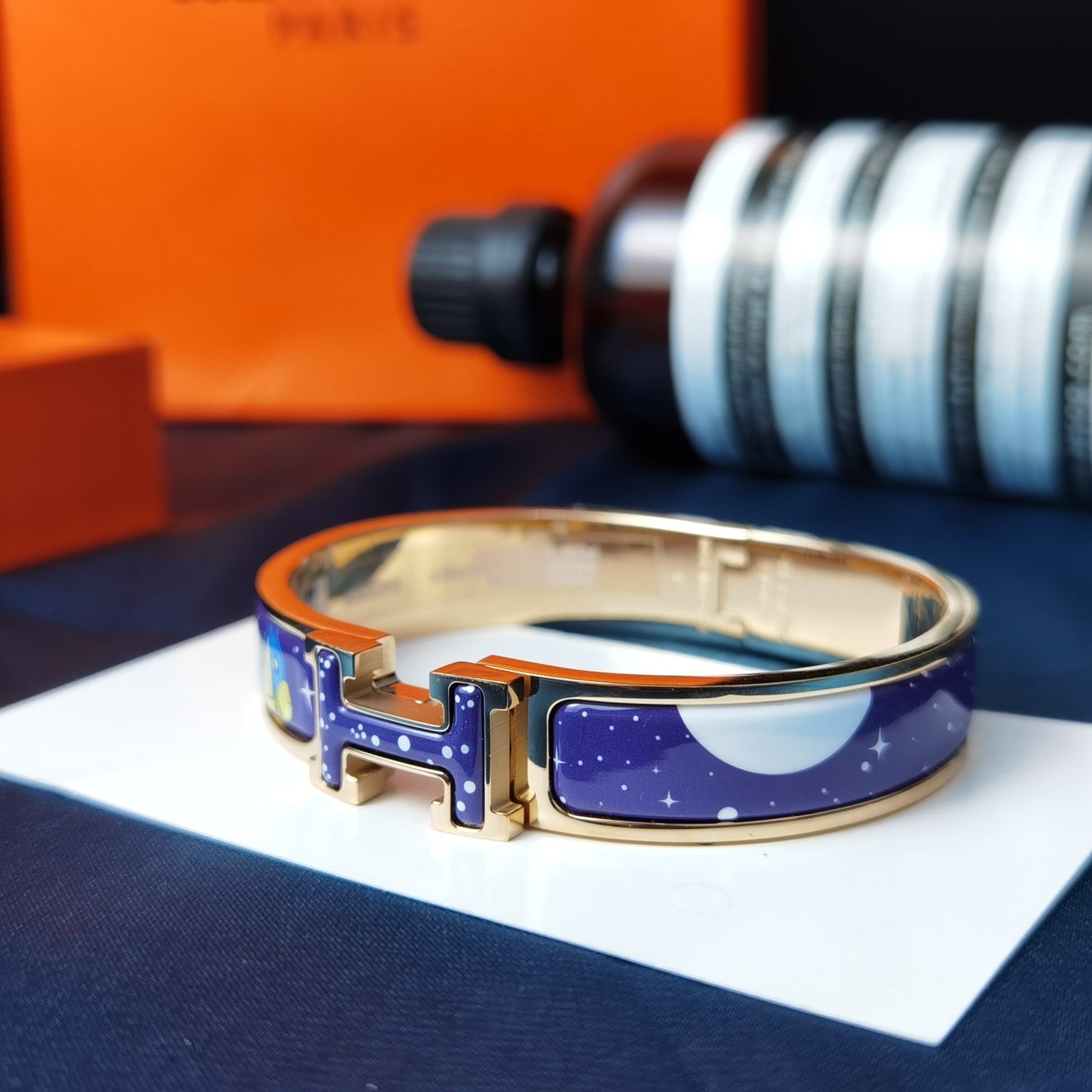 ®ジュエリコーン® H スター＆ムーン ブレスレット 12mm