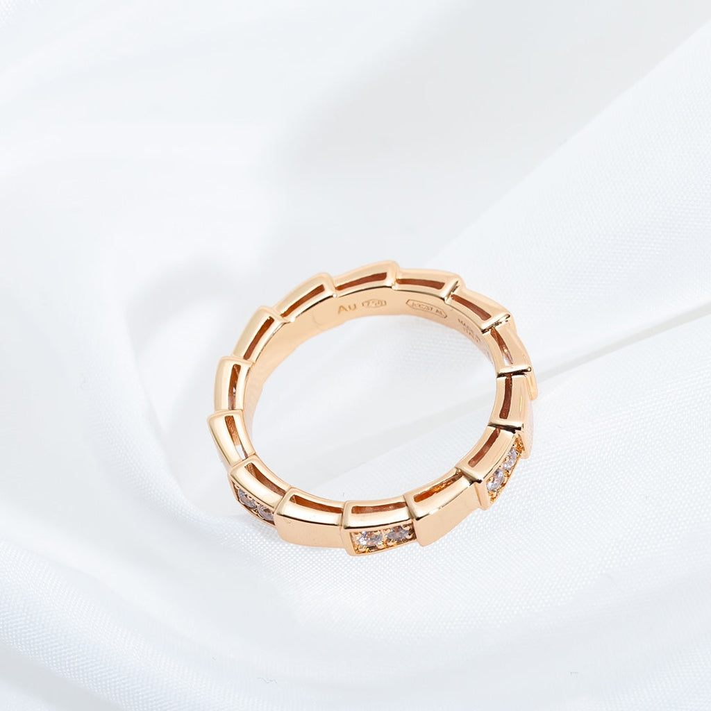 ¡®Jewelicorn¡¯SERPENTI RING PINK GOLD  3MM