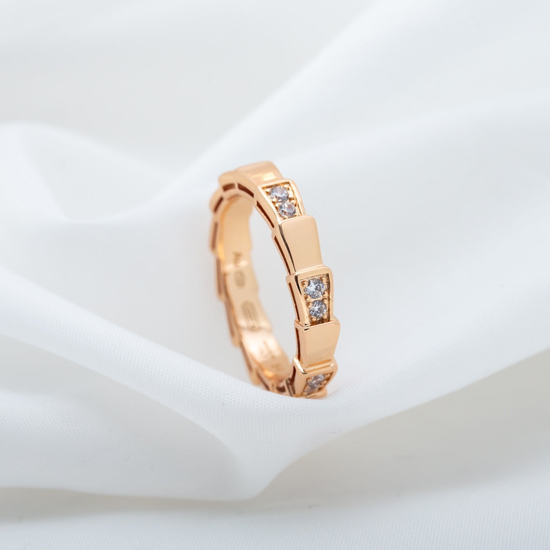 ¡®Jewelicorn¡¯SERPENTI RING PINK GOLD  3MM