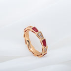 ¡®Jewelicorn¡¯SERPENTI RING PINK GOLD CARNELIAN DIAMOND 3MM
