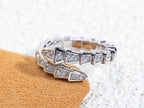 ¡®Jewelicorn¡¯SERPENTI RING SILVER DIAMOND PAVED 4MM