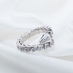 ¡®Jewelicorn¡¯SERPENTI RING SILVER DIAMOND PAVED 4MM