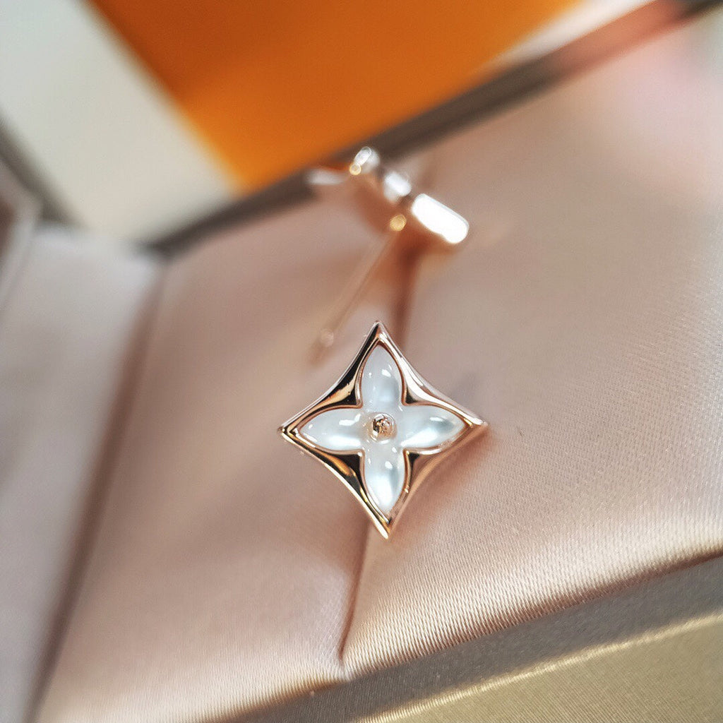 ®Jewelicorn® スターモップ ピンクゴールド イヤリング