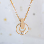 ¡®Jewelicorn¡¯GARI NECKLACE PINK GOLD MOP