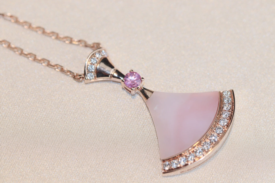 ¡®Jewelicorn¡¯DREAM NECKLACE PINK MOP DIAMOND