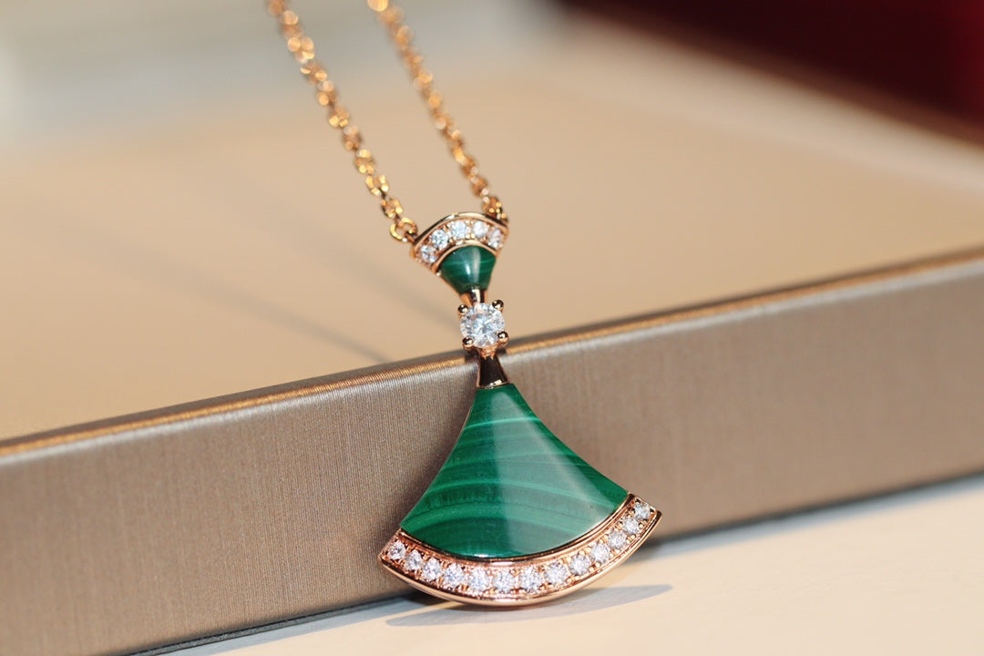 ¡®Jewelicorn¡¯DREAM NECKLACE MALACHITE DIAMOND