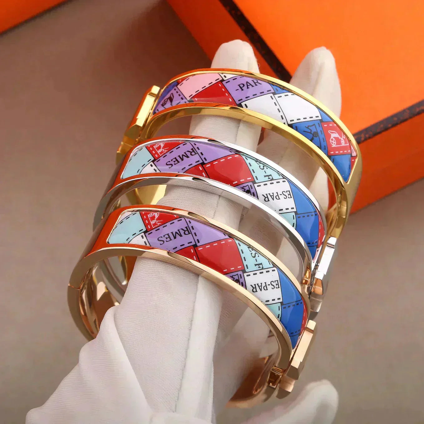 ®ジュエリコーン® Hブレスレット ドットボーダー 12mm