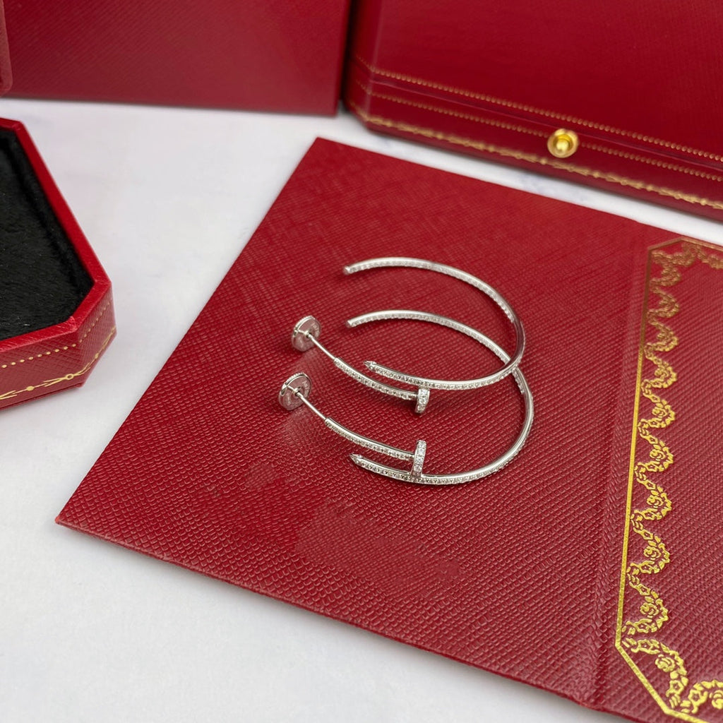 ®Jewelicorn® ジャストイヤリング フルダイヤモンド 1.8mm