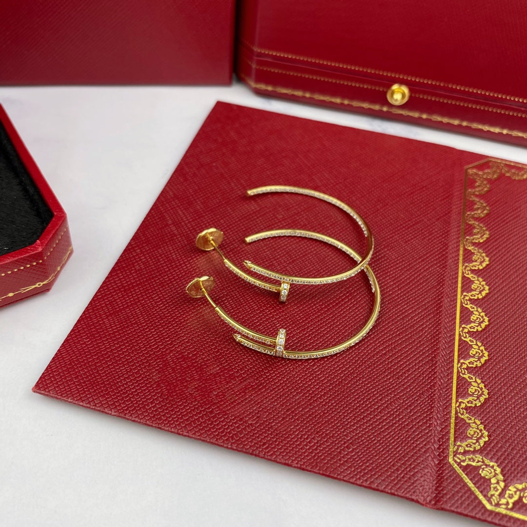 ®Jewelicorn® ジャストイヤリング フルダイヤモンド 1.8mm