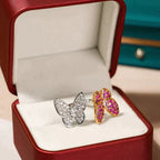 ¡®Jewelicorn¡¯TWIN BUTTERFLY DIAMOND RING
