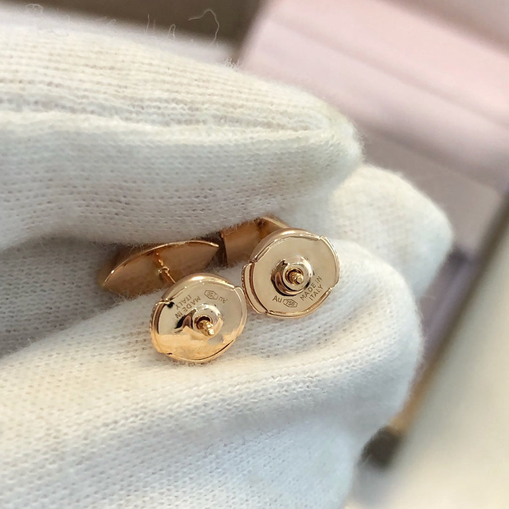 ¡®Jewelicorn¡¯DREAM EARRINGS 3 MOTIFS ONYX MOP PINK GOLD