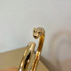 ¡®Jewelicorn¡¯PANTHERE GOLD DIAMOND OPEN BRACELET