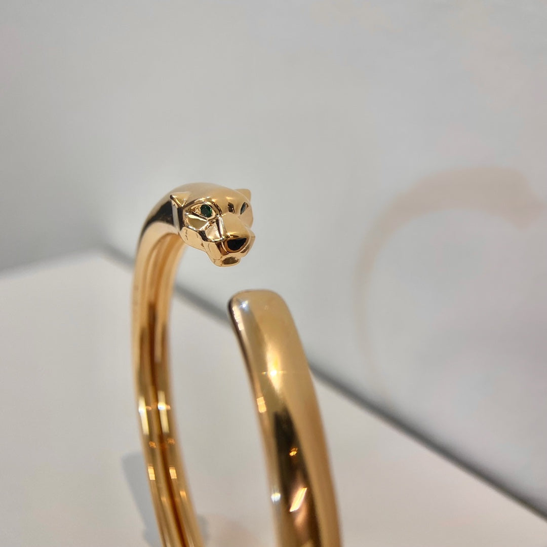 ¡®Jewelicorn¡¯PANTHERE GOLD OPEN BRACELET